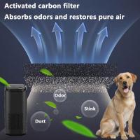 Purificador de aire para mascotas, Purificador de aire para cachorros, Purificador de aire para mascotas para el hogar, Mini purificador de aire portátil para mascotas con elemento de filtro reutilizable para apartamento, dormitorio, oficina (blanco) - details 5