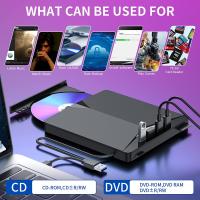 Leer Y Grabar DVD CD Externo USB 3.0 Tipo-C 7-en-1 Para PC Portátil Y Escritorio IMacs Burner Reader Player Optical Drive - details 0