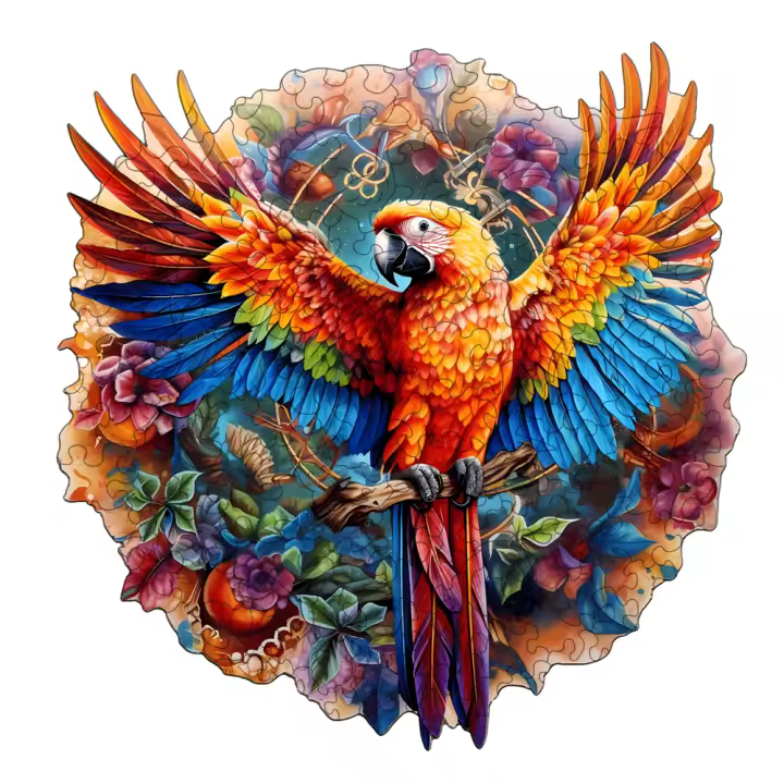 Puzzle De Madera De Colibrí Bonito Decoración Perfecta Para El Hogar Y Regalos De Vacaciones Puzzle Creativo Para Adultos Y Niños - 1