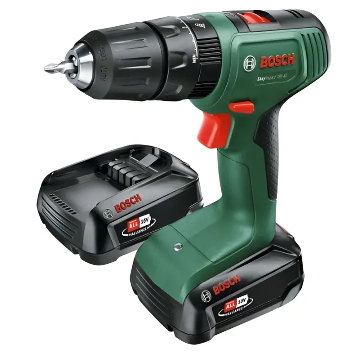 Bosch Taladro percutor a batería EasyImpact 18V-40 (2 baterías de 2.0 Ah, sistema de 18 V, en maletín de transporte) - 1