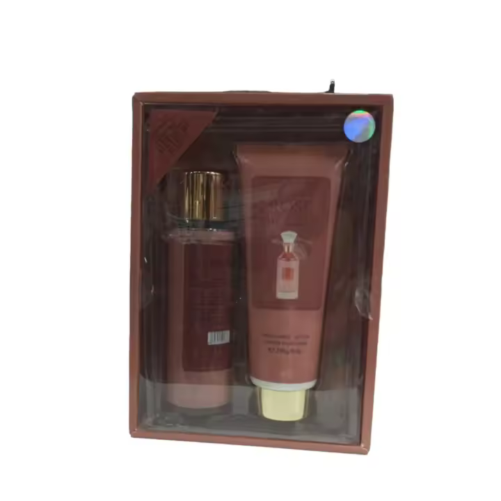 Lattafa Crema Fragancia árabe 250ml y 236ml Pack Bruma + Crema Corporal - 1