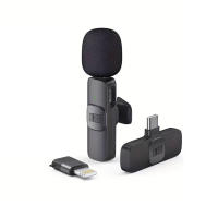 Micrófono  inalámbrico K9, Plug&Play, Compatible iPhone y Tipo-C, 20m, con reducción de ruido - details 1