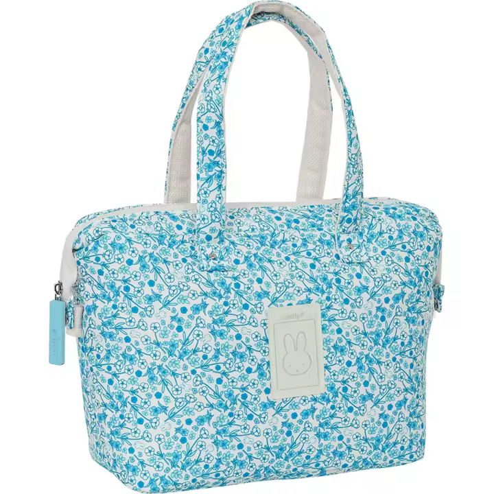 SAFTA  NECESER GRANDE CON ASAS REC Y REP MIFFY MUM "GARDEN" - Neceser Licencia Oficial - Diseño Elegante - Ideal para Viajes y Uso Diario - Material Resistente - Cierre de Cremallera Seguro - 1