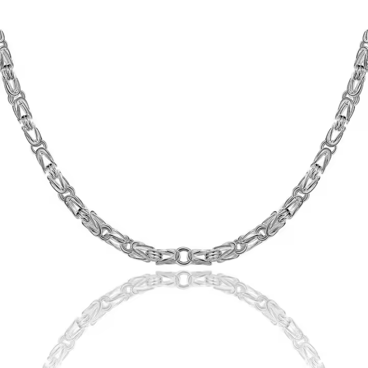 925 Sterling Silver Faucet Dragon Chain Necklace for Men Women Fashion Charm Jewelry - 1