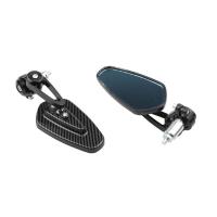 Espejo Retrovisor Trasero Para Motocicleta 2023 Nuevo Patrón De Fibra De Carbono Manillar Espejo Modificado Invertido Accesorios De Motocicleta - details 5