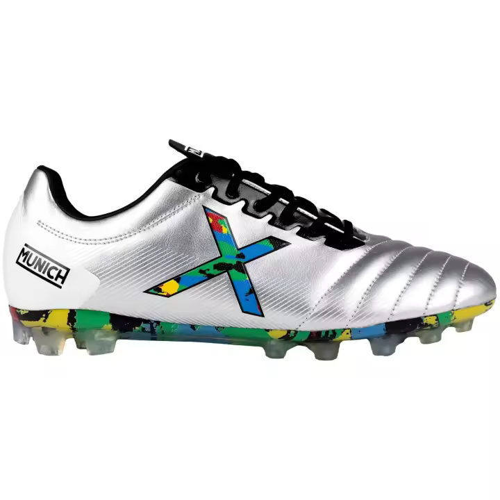 Botas de Futbol Munich Arenga Olympix 313 para hombre en color plateado - 1