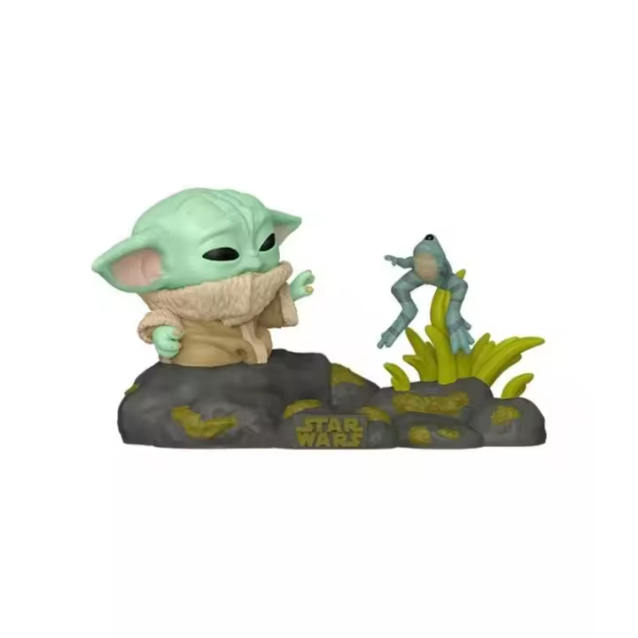 Funko POP! Deluxe Star Wars Din Grogu w/Frog? - 1