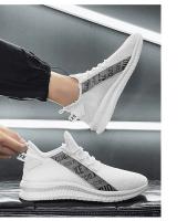 Zapatillas De Hombre Transpirables De Malla Blanco Moda Gimnasio Casual Ligero Para Caminar Zapatos De Tamaño Grande Para Parejas - details 14