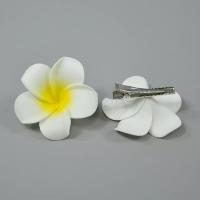 2PCS Pinzas Para El Cabello De Moda Verano Con Diseño De Pétalos Gradiente Accesorios Para El Cabello De Perla Retro Para Mujeres Y Niñas - details 1