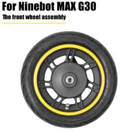 Juego De Rueda Frontal De 10 Pulgadas Para Scooter Eléctrico Ninebot Max G30 Con Neumático De Vaciado Duradero Y Antipinchazos Accesorios De Scooter - details 4