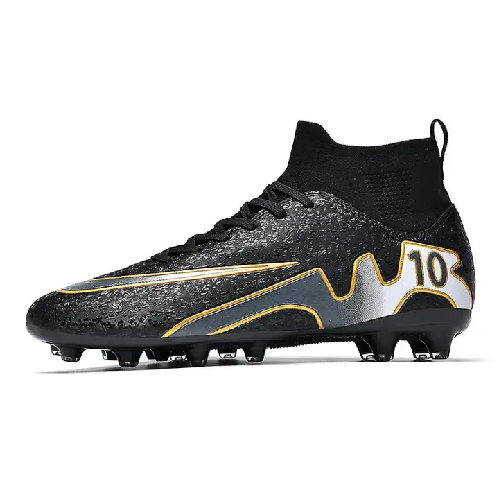 Mens Soccer Shoes Non-Slip Football Boots Cleats Grass Soccer Sneakers  4C2499 - 1