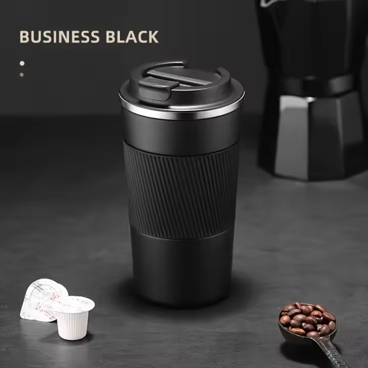 Cafetera Aislada, Apta para Portavasos de Coche, Hermética y a Prueba de Fugas, Regalos de Halloween, para Bebidas Frías/Cálidas, Taza de Viaje para Café para Coche/Hogar/Oficina/Fiesta - 1