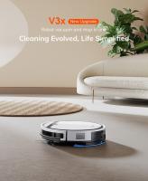 ILIFE V3X Aspiradora robot, 2 en 1 aspiradora y fregona, succión de 3000Pa, recipiente de polvo de 300 ml, planificación giroscópica, control inteligente de la aplicación, tiempo de ejecución de hasta 120 minutos - details 0