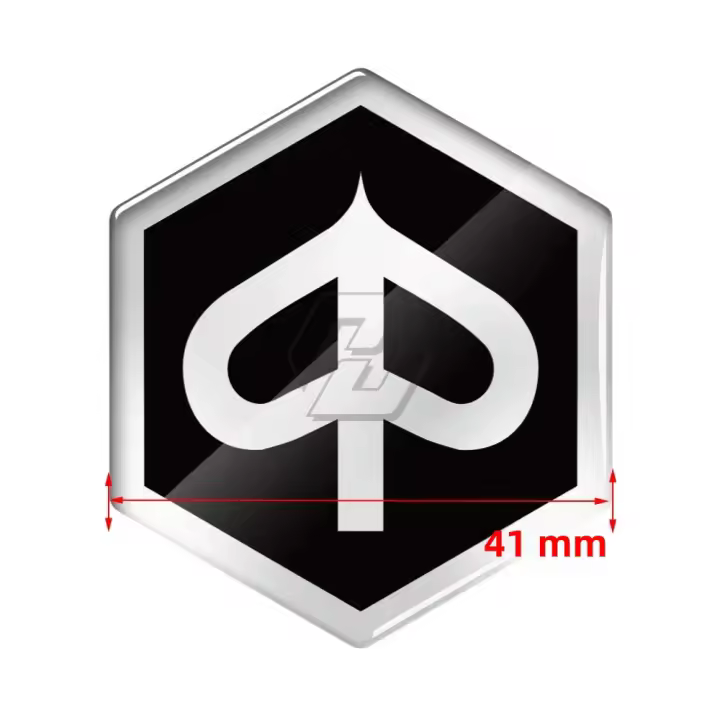 Pegatina 3D Para Motocicleta PIAGGIO Beverly Fly Liberty MP3 X7 X8 X10 PK PX ET2 ET4 Emblema Logo Adhesivo De Resina Epoxy - 1