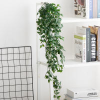 Pared De Plantas Artificiales Vines Colgantes Para Decoración De Hogar Boda Jardín Balcón Baño Material Plástico Verde Falso Tenvity - details 4