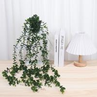 Plantas Artificiales Colgantes Con Maceta Vinateras Para Decoración De Interiores Exteriores Y Oficina Sin Marca Material Rattan Origen Sichuan China - details 2