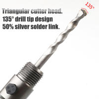 Juego De Brocas Para Taladro De Martillo SDS plus 30-160mm Herramientas Para Abertura De Agujeros En Hormigón Y Piedra Con Eje Redondo Para Carpintería Y Obras En Casa - details 1