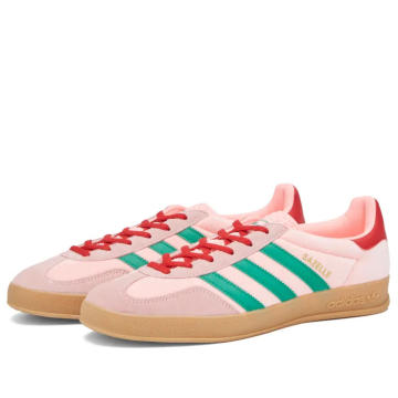 adidas gazelle silver green womens adidas Gazelle Indoor Rosas y Verdes Mujer JI2718 main image 1