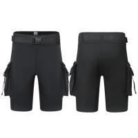 Shorts De Neopreno 3mm Para Buceo Shorts De Buceo Tech Unisex Con Cremallera D Y Agujero De Fuga Para Equipo De Buceo Accesorios De Surf Shorts De Cargo Para Hombres Y Mujeres - details 5