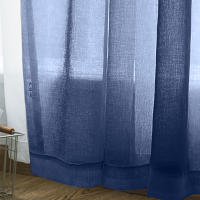 Cortina De Ventana Perforada De Color Sólido De Terylene 1PC Antipolvo Decorativa Y Bebida Clásica Para Adornos De Ventanas - details 9