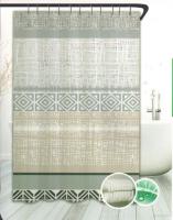 Cortina de ducha de material PEVA con dibujos variable, 1 panel.tela impermeable, 180x180cm,cortina de partición gruesa a prueba de moho, cortina decorativa de baño, 1 paquete - details 2