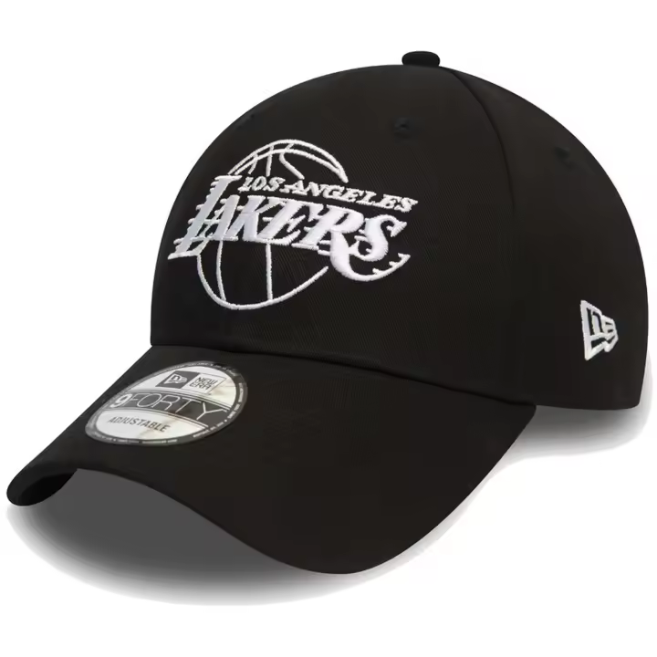 Gorra New Era Nba L.A Lakers Essential Outline 9Forty para unisex en color negro - 1
