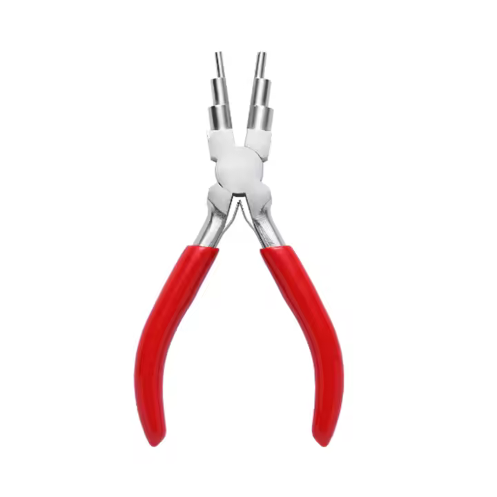 Aguja De Enredar Joyas Herramienta Manual Multifuncional Con Punta Redonda Y Sección De Seis Tamaños Para Formación De Anillos DIY Para Fabricación De Joyas - 1
