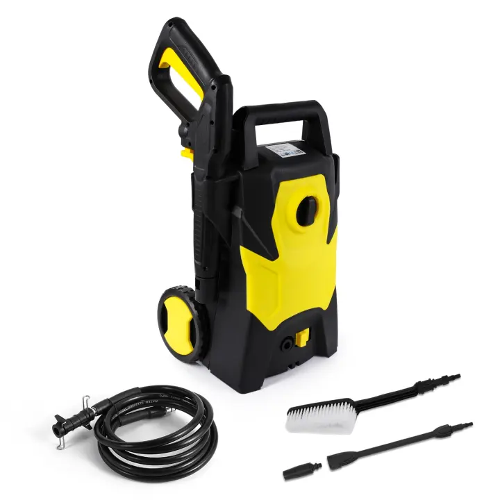 Hidrolavadora Portátil 1400W de Alta Presión para Coche y Hogar - Pistola de Agua Potente, Ligera y Resistente, Ideal para Limpieza de Autos y Exteriores - 1