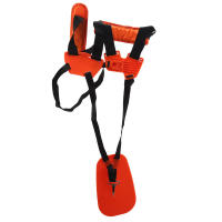 Almohadilla Ajustable Para Motosierra Doble Encaje Con Correa De Hombros Para Cortacésped Protector De Jardín Color Ámbar - details 3