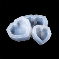 Molde De Resina Epoxy 3D Para Velas En Forma De Corazón Geométrico Tamaño Pequeño Medio Grande Herramientas Para Manualidades DIY Decoración Del Hogar - details 3