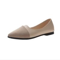 Women's shoes, stylish patchwork mules, pointed ballet flats, slip-on casual shoes, women's loafers - details 2