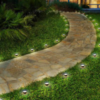 Luces Solares LED Para Camino Exterior Impermeables Lámparas De Jardín Iluminación De Paisaje Decoración De Patio Jardín - details 5