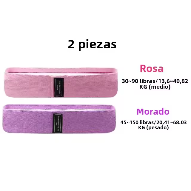 Banda De Resistencia Para Yoga Y Pilates Elasticidad Ajustable Para Entrenamiento De Hips Y Piernas Equipo De Gimnasio Para Ejercicios En Casa - 1