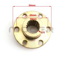 Disco De Freno Trasero Con Engranaje 17 Dientes 3/6 Agujeros Para ATV Go Kart Quad Bike Scooter Eléctrica 50cc 70cc 90cc 110cc Piezas De Repuesto - details 5