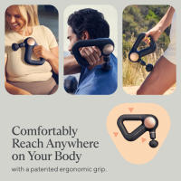THERABODY THERAGUN SENSE - Pistola de Masaje Profesional, Alivia Dolores y Estrés con Terapia de Masaje Científicamente Comprobado y Respiración Relajante, Sensor Biométrico Integrado, 4 Accesorios, App Inteligente,  Mejora Bienestar Mental y Físico - details 1