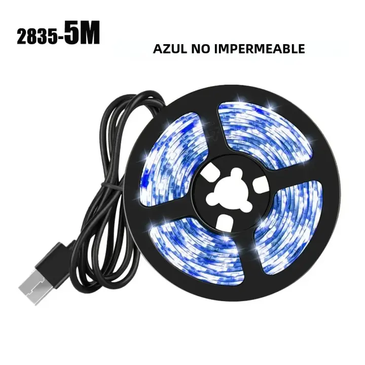 Tiras LED Recargables USB RGB 5V 5M 10M 15M Para Decoración De Habitaciones Y TV Juego Luz De Ambiente Navidad No Aquecidas SMD5050 Epistar - 1