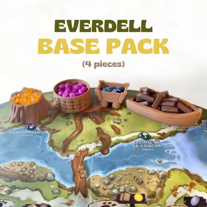 Everdell Organizador Juego de Mesa - Pack de Mejora Deluxe [30 piezas] - 4 diferentes PACKS - No oficial - 1