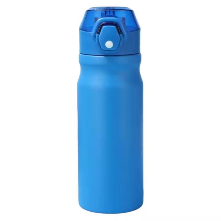 Botella de Agua Deportiva de 550ml Sin BPA Boquilla para Deportes Con Texto Motivacional Botella de Agua Prueba de fugas, Botella Deportiva Tritan de Plástico Sin BPA, Botella Motivacional para Hogar y Exterior termo (LD550) - 1
