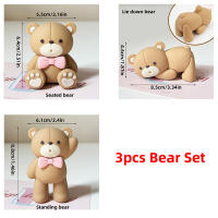 Topper De Pastel Oso Azul Para Fiesta De Cumpleaños Bebé Decoración De Fiesta Con Bolas De Oso Teddy Tema Oso Mini Para Niños - details 10