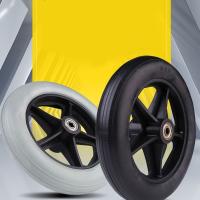 Rueda De Succión Para Silla De Ruedas Rígida Y Flexible 6/7/8 Pulgadas Neumática Y Sin Neumático Reemplazo De Rueda De Carro De Compras Material De Goma - details 4