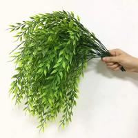 1pc Decoración De Interiores Hoja De Sauce Simulada Adorno Floral Falso Planta Verde Artificial Vínculo Verde Colgante Para El Hogar - details 5