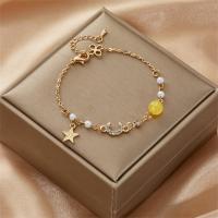 Pulsera De Flores Doradas Con Patrón De Margarita Moda Minimalista Aesthetic Para Mujer Joyería De Boda Y Fiesta Regalo - details 13