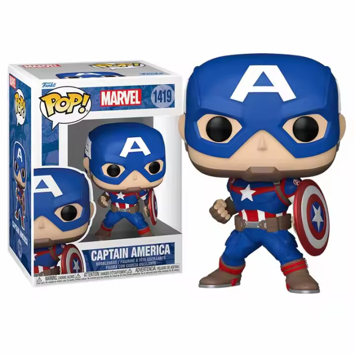 Funko Pop! Marvel Classics, Captain America (Capitán América) 1419 - 1