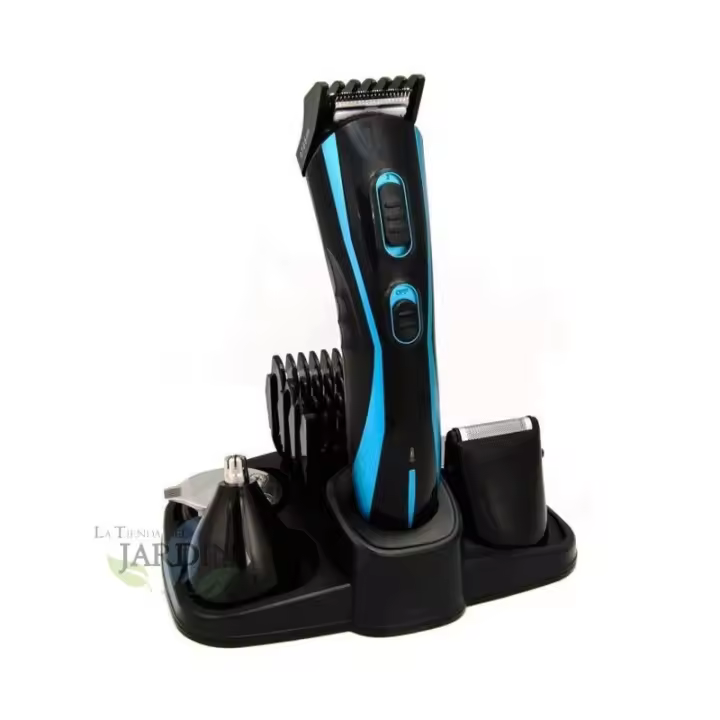 Suinga Cortador de Pelo Inalámbrico 5 en 1 Recargable para Cabello, Barba, Naríz, Orejas y Patillas con Autonomía de 45 Minutos - 1