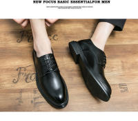Zapatos De Cuero Para Hombre Estilo Británico De Negocios Con Punta Pointy Tamaño 46 Zapatos De Boda Tendencia Transpirables Con Cordones Y Diseño De Encaje - details 9