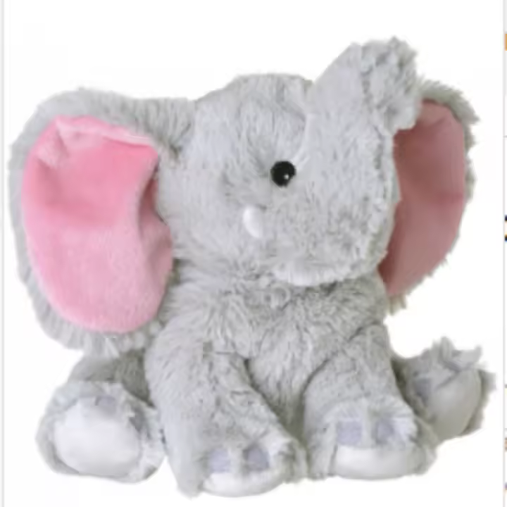 BP Peluche Térmico Elefante con Relleno Natural para Calentarse o Refrescarse - 1