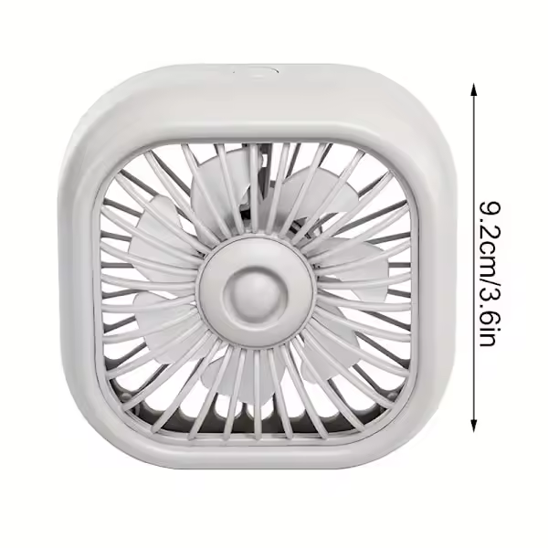 Ventilador de coche powerful y Silencioso para escape de aire with Luz USB - Mini refrigerador múltiple para el interior del coche - 1