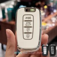 Cubierta De Llave Para Coche Lanyard De Cadena Con Llavero Para Hyundai Azera Elantra GT Equus Genesis Santa Fe Tucson Veloster Veracruz Kia 2007-2017 - details 4
