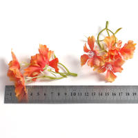 10/20Pcs Plantas Artificiales Flor De 10cm Decoración Para Hogar Jardín Bodas DIY Corona Accesorios Caja De Regalo Estilo De Flor De Seda - details 3