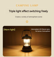 Lámpara Retro Portátil Para Camping USB Recargable Luz De Viaje Vintage Iluminación Exterior Equipamiento De CampingLinterna - details 5